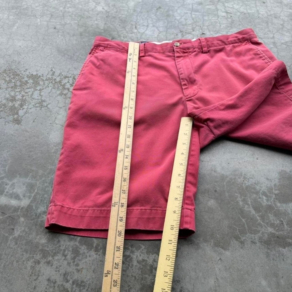 Vintage 90's polo Ralph Lauren red chino classic shorts  Size tagged 35 - Picture 6 of 6
